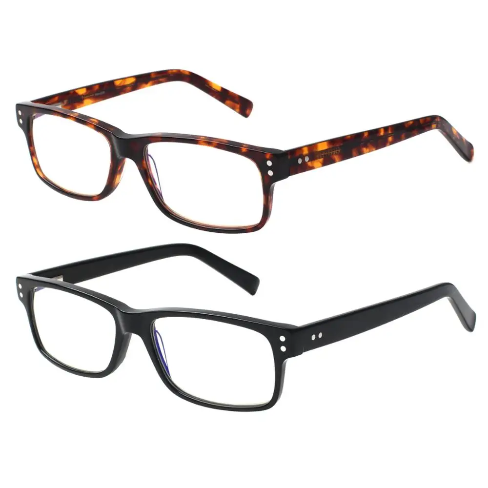 

Turezing Ultralight Anti-blue Light Big Frame Reading Glasses, Men and Women General Business Glasses With Bag
