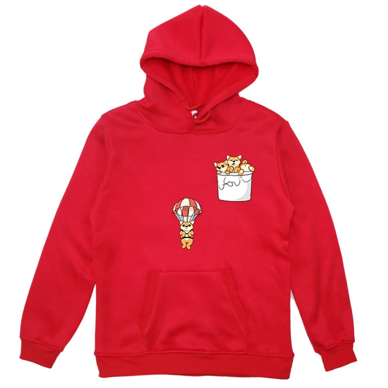 Hoodies 9 Зимние толстовки с капюшоном с принтом собаки для девочек и мальчиков толстовки для малышей с длинными рукавами хлопковая детская одежда для малышей с героями мультфильмов Рождественский подарок - Цвет: Hoodies 9