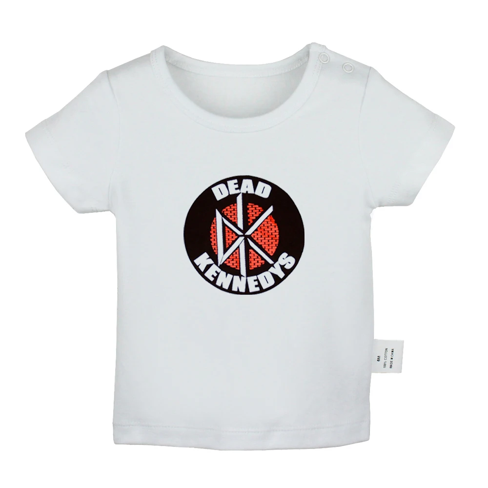 JbBabyYW739D Dead Kennedys/панк-рок, угольная камера, дизайн рок-группы, футболки для новорожденных, для малышей, с графикой, одноцветные, с коротким рукавом, футболки - Цвет: JbBabyYW739D