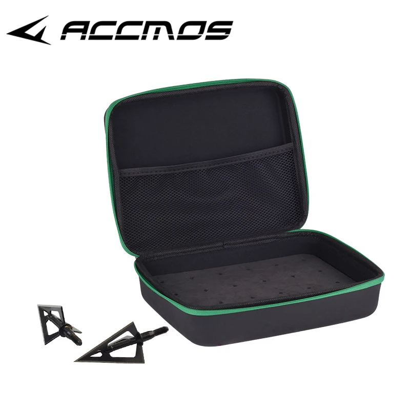 1Pc Archery Broadheads Box Portable Rubber Storage Arrowheads Case Protector Bow Arrow Accessories | Спорт и развлечения