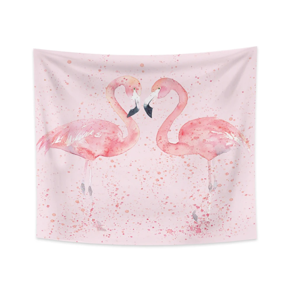 Модный гобелен кассеты с изображением фламинго единорога милые свежие