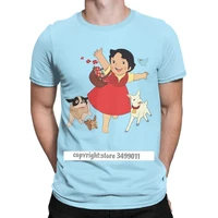 Heidi Die Mädchen Aus Den Alps T Hemd Männer Casual Tops T Shirt Ziege Anime T Hemd Camisas Geburtstag T shirt für Männer