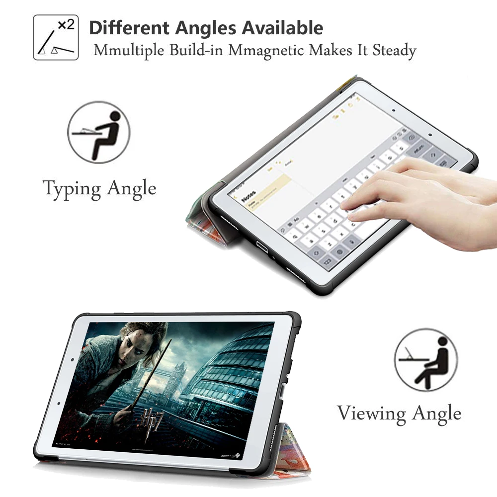 Чехол для планшета samsung Galaxy Tab A 8,0 из искусственной кожи, чехол для планшета samsung tab A 8,0 T290, чехол