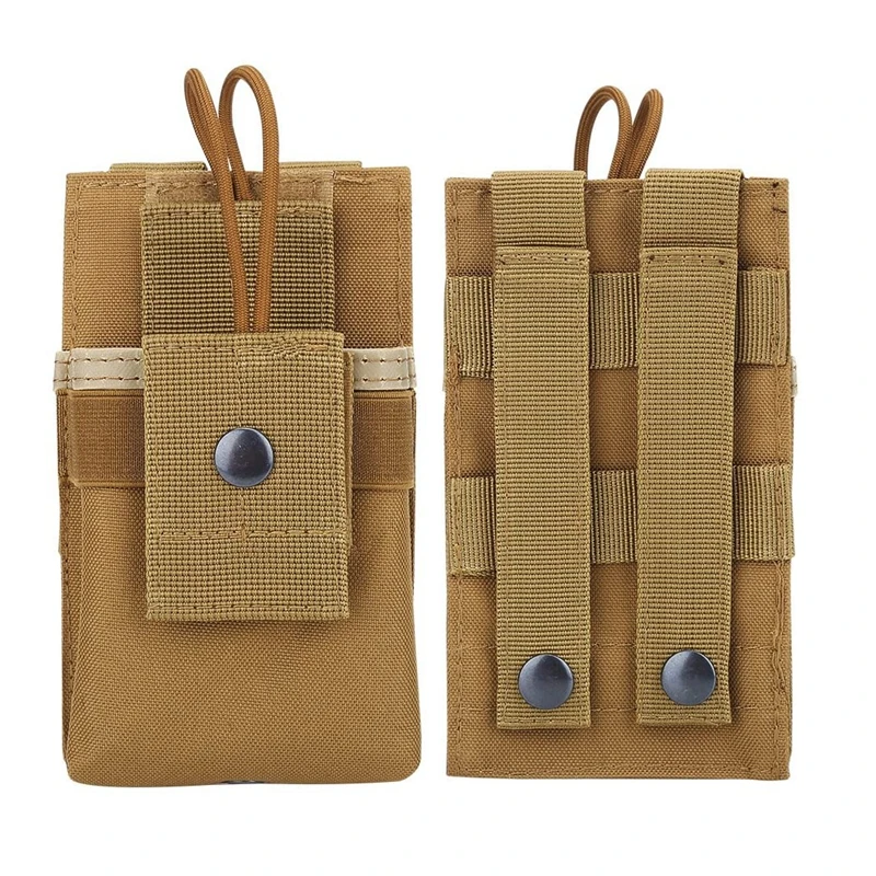 Molle Short Radio Pouch Nylon Molle Tactical Radio Holder Case for BaoFeng UV-5R UV82 (T) Walkie Talkie Case Multicam Pouch 5