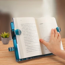 Portable Book Stand Adjustable Reading Bookshelf Office School Tablet Holder Organizer Base Bookend Stands Document Recipe Shelf