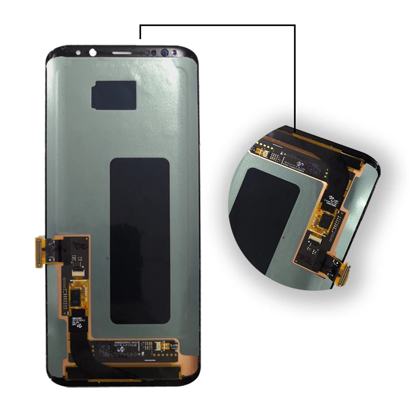 Для samsung Galaxy S8 S8 Plus ЖК-дисплей кодирующий преобразователь сенсорного экрана в сборе для Galaxy S8 G950/S8 Plus G955 запасные части