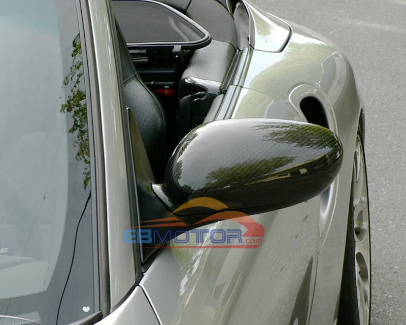 Real Carbon Fiber Mirror 1pair for Porsche 911 996 Boxster 986 1998-2004