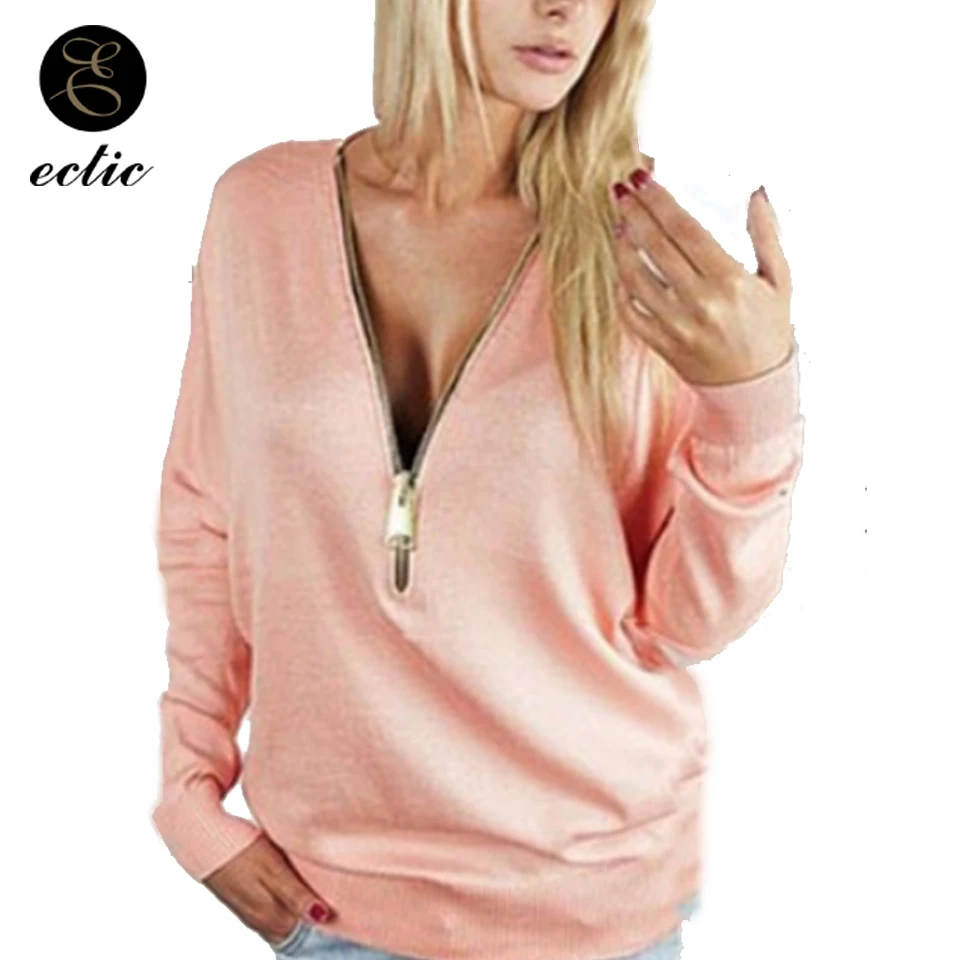 

Half Zip V Neck Sweatshirts Poleron Mujer 2019 Plus Size Plain Hoodies Women 5xl Sexy Autumn Long Sleeve Hoodies Solid Color Zip