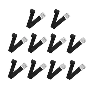 

Low Price 10 Pieces Cargo Straps With Fastening Buckle Polyester Fiber Fixing Kit For Motorcycle Car Bicycle Frame