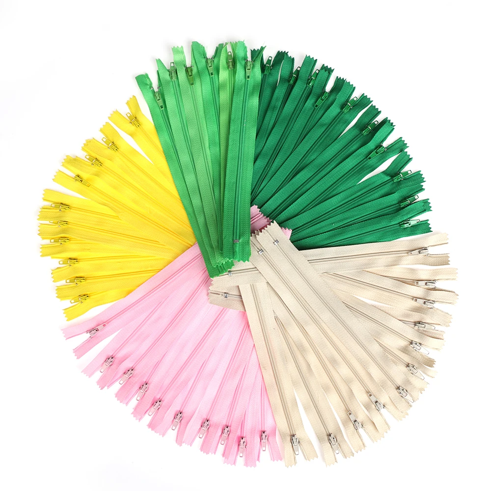 Новинка 10 шт. цветные нейлоновые катушки на молнии для брюк швейные изделия