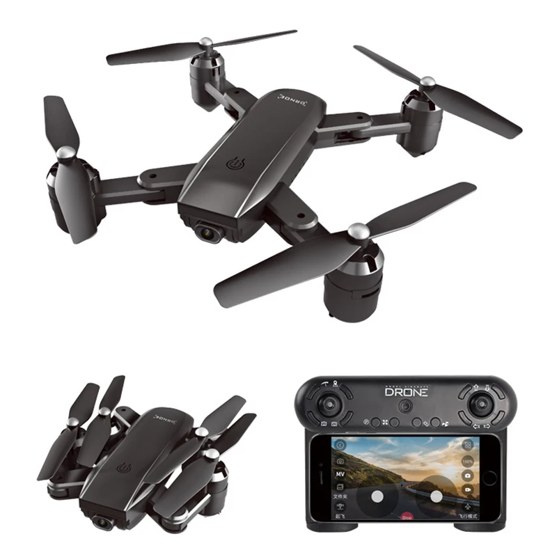 2020 NEW Drone With Camera 4k Unmanned Drone Flow Aerial Photography Quadcopter WiFi GPS Double Camera Folding The Mini Drone