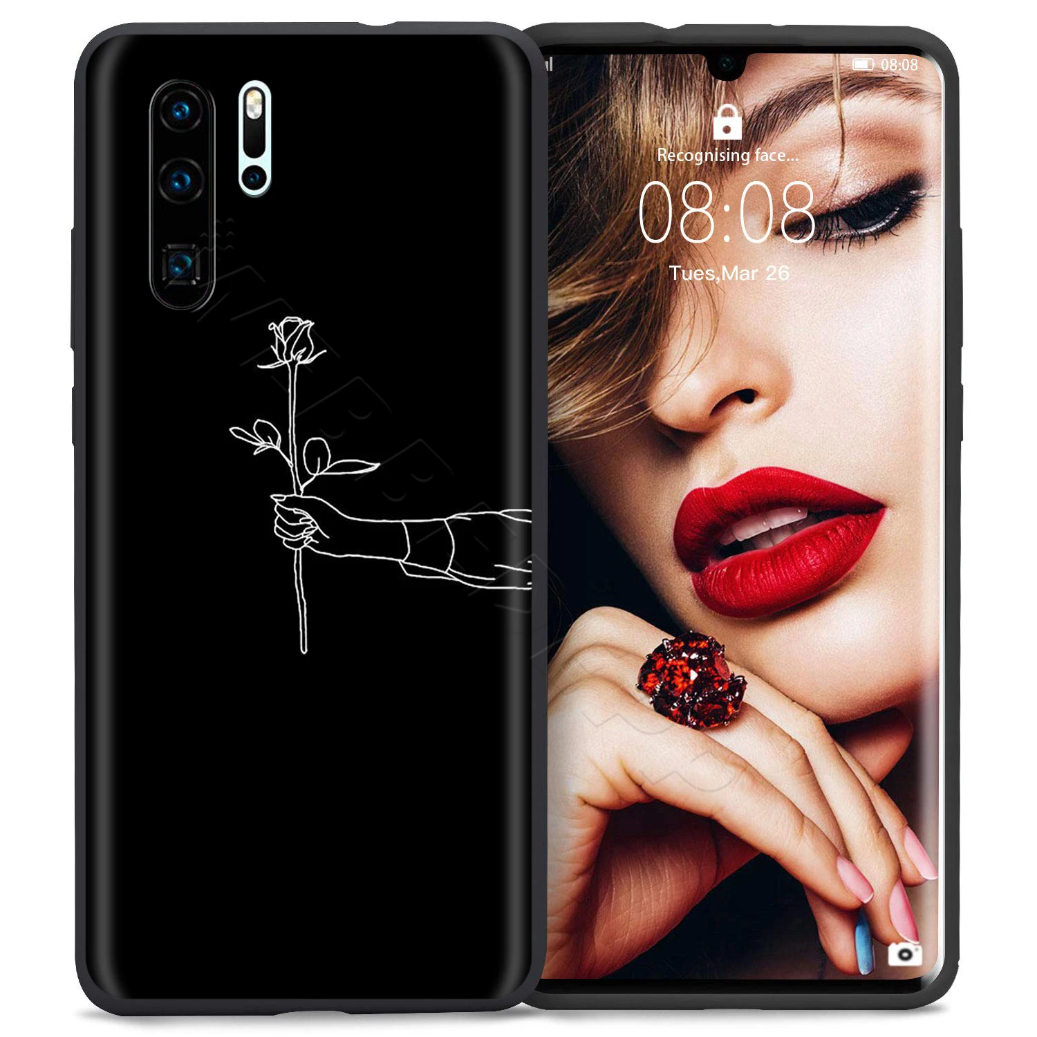 5 Webbedepp линия рисования художественный чехол для Huawei P8 P9 P10 P20 P30 Lite Pro P Smart Z Мини - Цвет: 5
