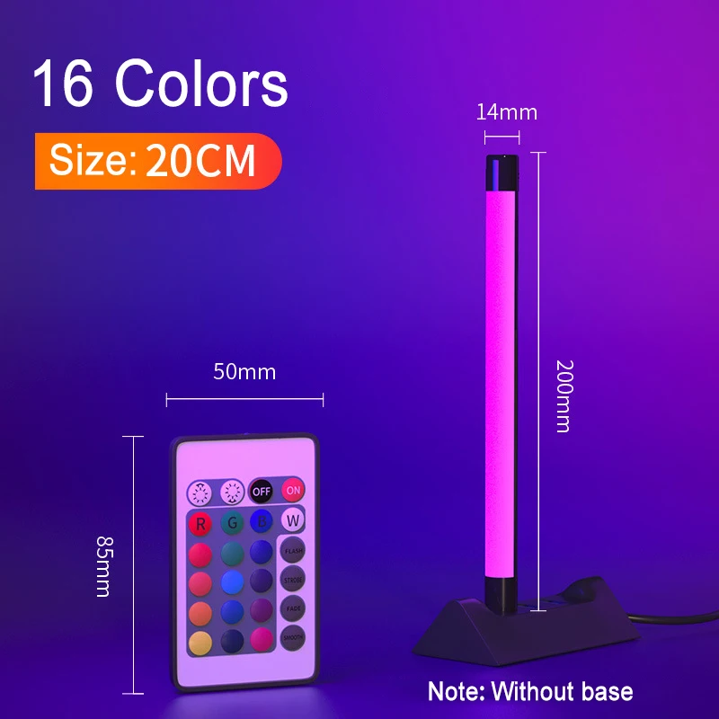 Portable LED Fill Light RGB Lamp Colorful Atmosphere Night Lights Photography Lighting Stick USB Powered Selfie Lamp Live Beauty star wars night light