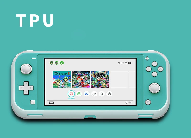 Защитный чехол из ТПУ Для Switch Lite, защитный чехол из ТПУ с защитой от царапин для nintendo Switch Lite с 4 слотами для карт