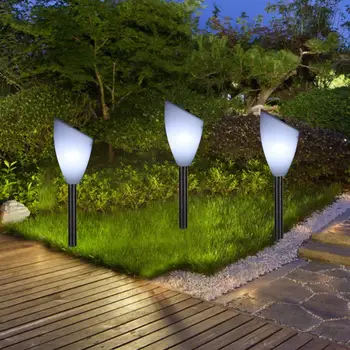 

2Pcs LED Solar Lawn Light IP65 Waterproof Solar Powered Light With Music For Yard Walk Street