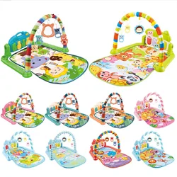 Tapis de jeu éducatif pour bébé, Puzzle, clavier de Piano, Animal mignon, activité rampante 