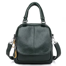 

Women's Backpack 2021 High quality pu leather Women's bag Female Shoulder Back laptop bag Travel package