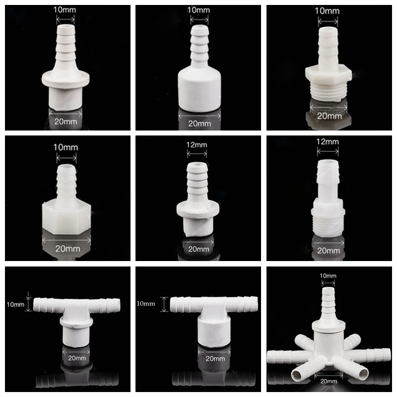 Manguera de bomba de oxígeno, conector de PVC de 10 mm y 12 mm, torre nanomicroporosa
