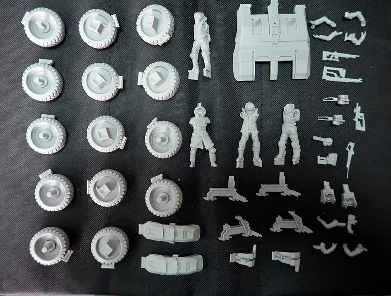 1/35 масштаб морж колесница миниатюры сцена моделирование Неокрашенный мех фигура DIY сборка статическая Смола Модель наборы коллекция