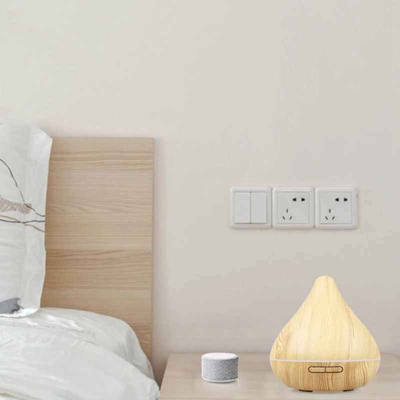 HOT！-Wi-Fi Smart Air Humidifier Aromatherapy Aroma Diffuser 300Ml Electric Diffuser Air Purifier Work with Alexa Eu Plug