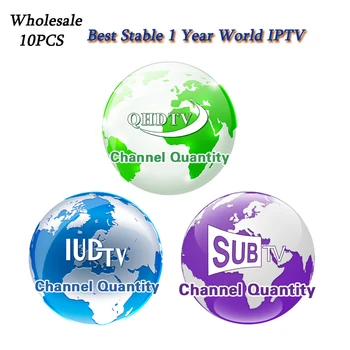 

10PCS IPTV French Box Android Spain Arabic IPTV QHD/IUD/SUB Subscription 1 Year Belgium Dutch Arabic no APP include