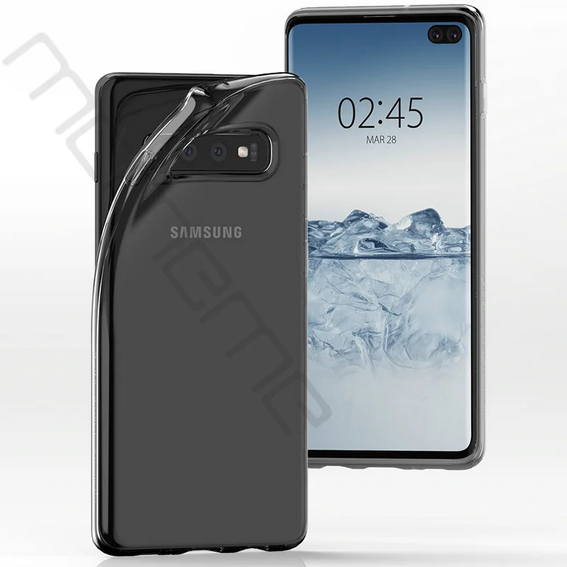 Чехол для samsung Galaxy S10 S8 S9 S7 S6 Edge Plus Note 10 8 9 7 Pro + ультра-тонкий прозрачный