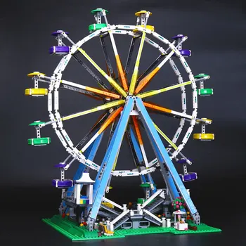 

DHL H&HXY 2525 2478Pcs City Series Ferris Wheeled Expert Model Building Kits Blocks Bricks Toy Gift Creator 15012 10247
