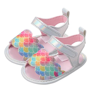 

Infant Baby Girls Boys Soft Sole Crib Newborn Non-slip Canvas Breathable Anti-skid Shoes Casual Slippers Sandals Prewalker