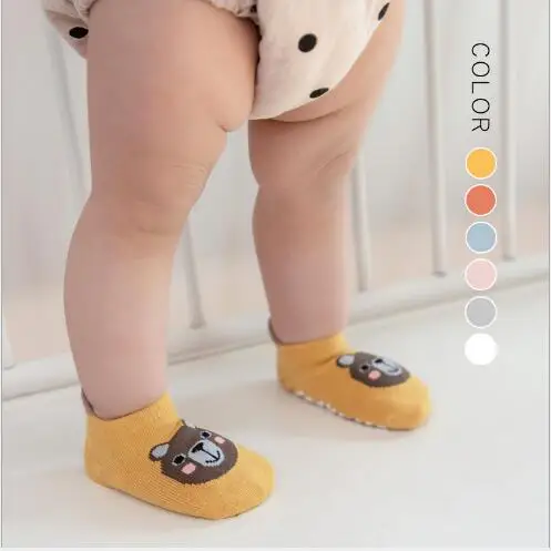 Calcetines elásticos tridimensionales para niños, medias elásticas de tacón grande, antideslizantes, para primavera y verano, 3 pares