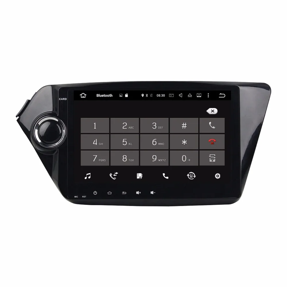 " Восьмиядерный ips экран Android 9,0 Автомобильный gps Радио навигатор для Kia K2 Rio(Россия) 2012- с 4G/wifi, DVR, OBD