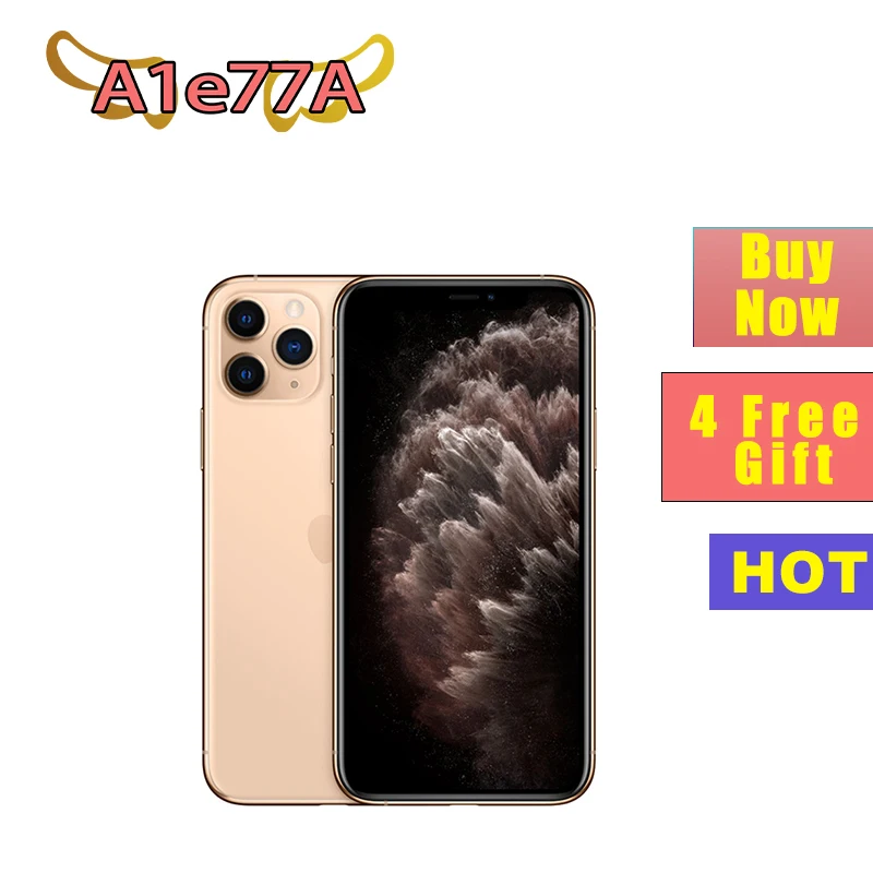 Разблокированный смартфон Apple iPhone 11 Pro Max 6 5 дюйма распознавание лица NFC ROM 64 ГБ/256 ГБ