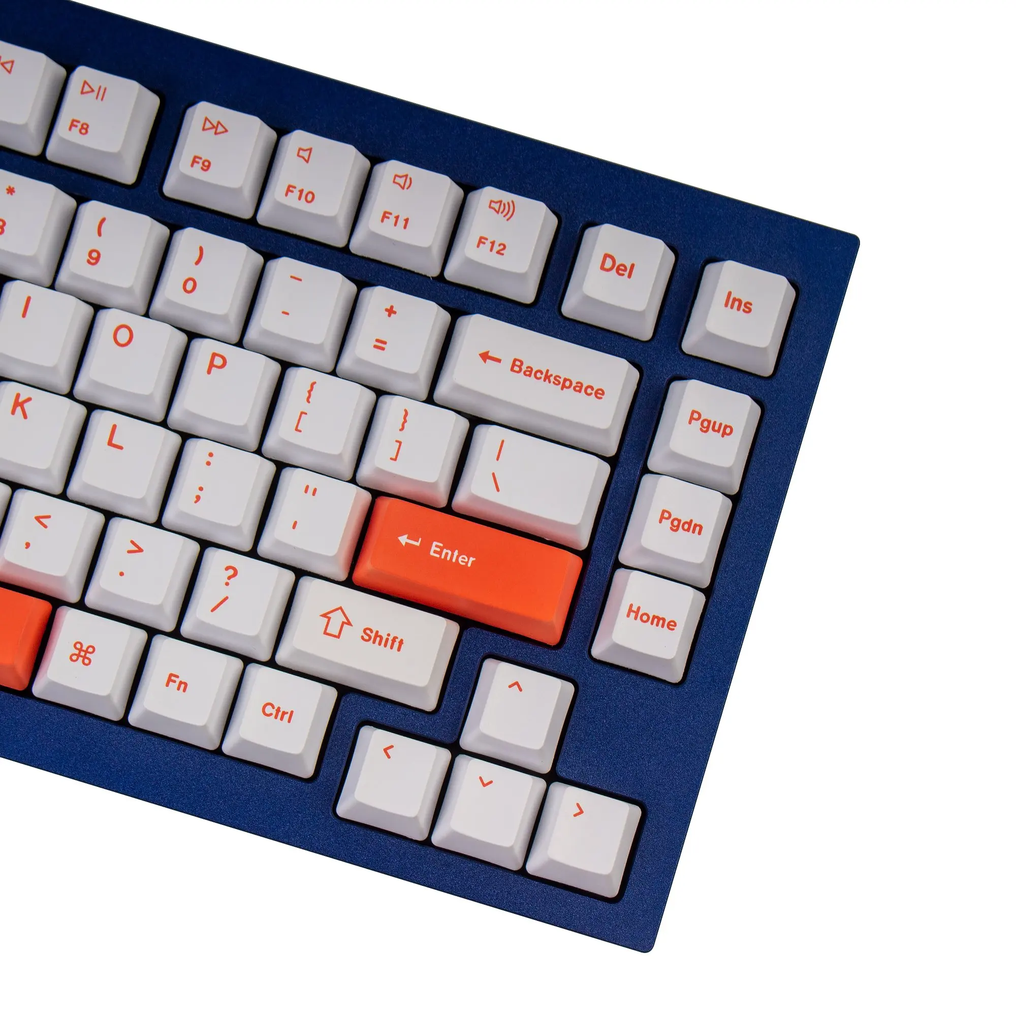 Keychron-tintura-sub Pbt Keycap Grupo Laranja q1 q2 k2 - Imagem 5