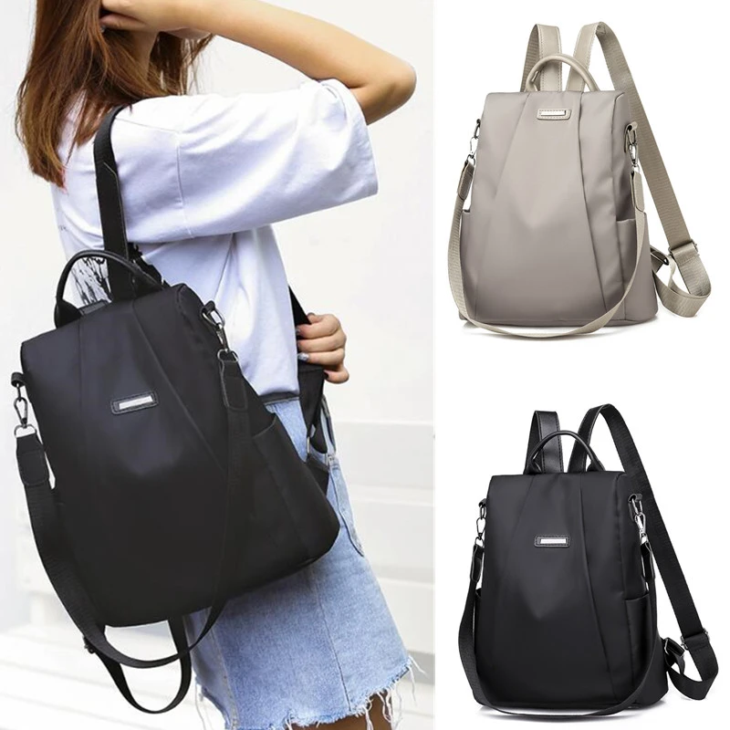 stylish and comfortable backpacks Women's Portable Anti-theft Travel Backpack Girls Casual Canvas Lager Capacity Shoulder Bag Schoolbag Hot stylish backpacks for women