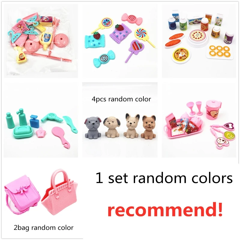

Mini Bag Chair Desk Dog Furniture Toys Doll Sets Accessories For Blyth Barbi Doll 30cm Girl Gift suitable for 20-30cm dolls