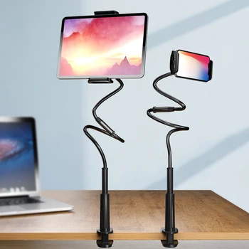 

360 Degrees Rotatable Flexible Arm Desk tablet holder for Ipad Tablet stand Holder Desktop desk Bed Lazy Bracket for Bed Desktop