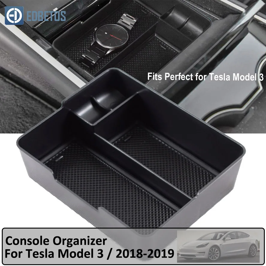 Armrest Secondary Glove Box For Tesla Model 3 Center Console Organizer Tray- Model 3 Stowing Tidying Accessories