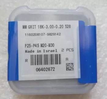 

2PCS ISCAR CARBIDE MM GRIT 18K-3.00-0.20 528