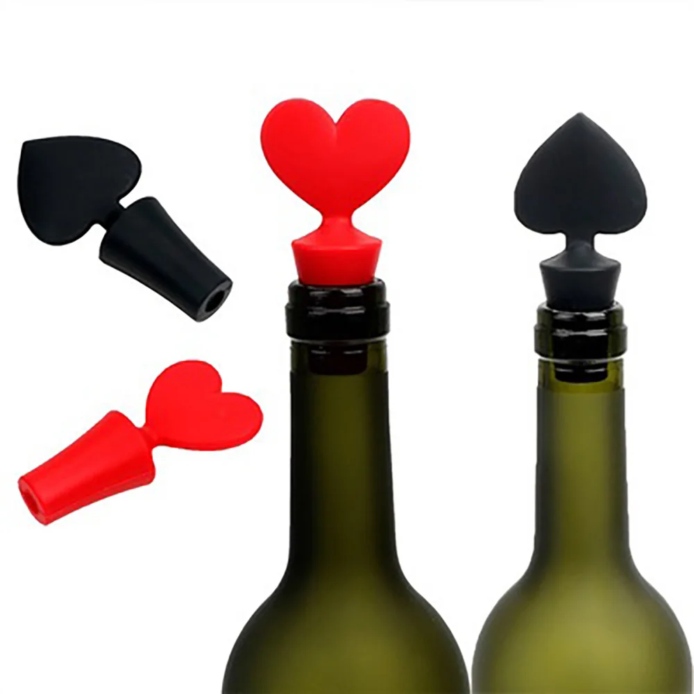 Silicone Bottle Stopper For Bottles Cap Wine Cork Wine Pourer Stopper