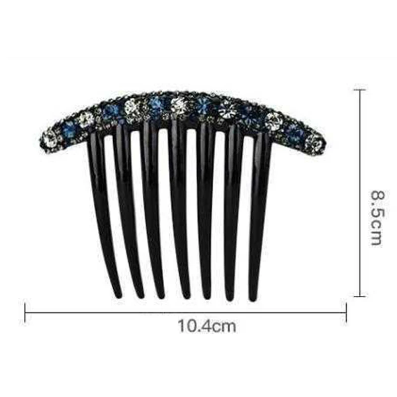 shein hair accessories Vintage Flower Crystal Hairclips Fashion Hair Maker Bun Hair Combs Plastic Shiny Hairpins for Women Hair Accessories Gift flower hair clips