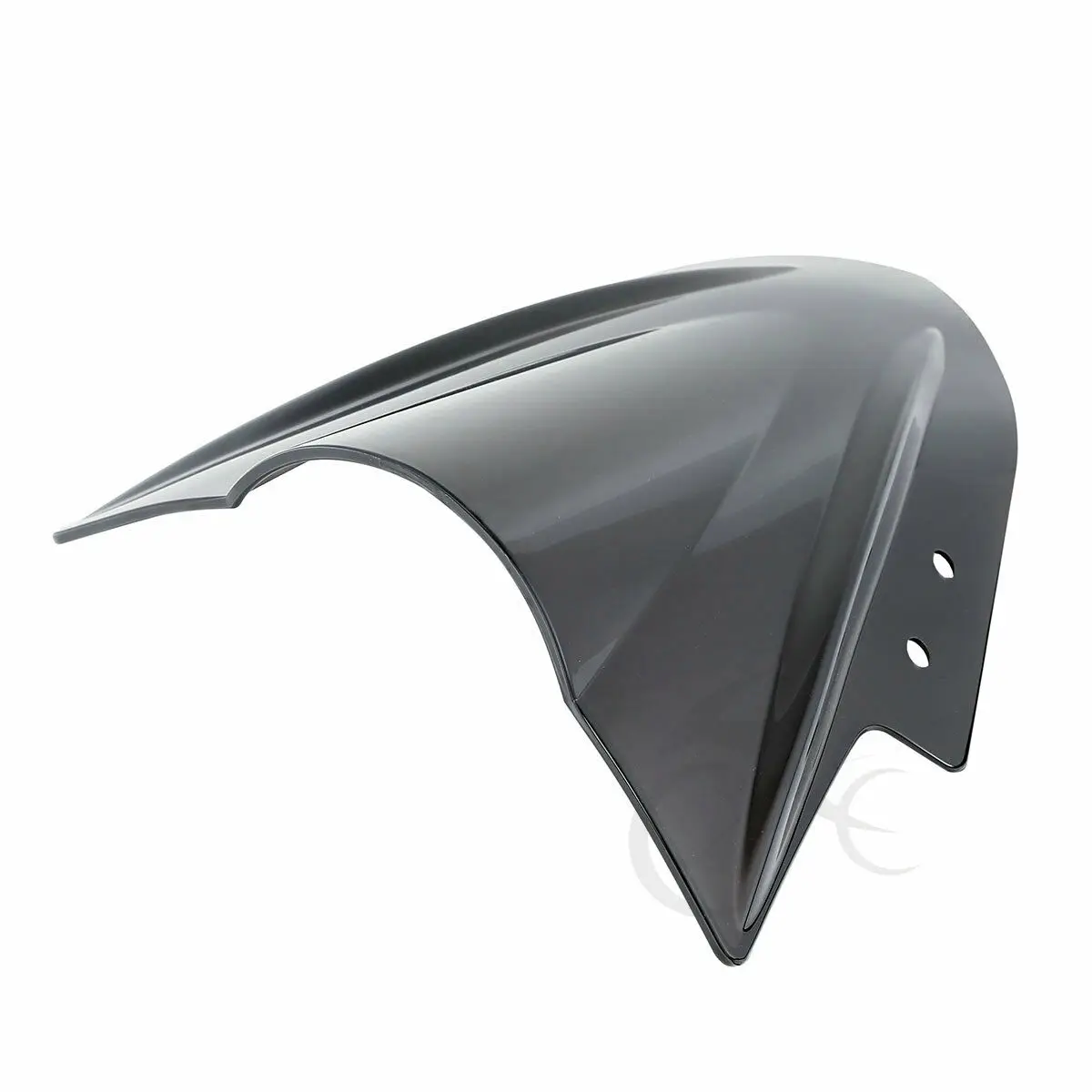 Мотоцикл двойной пузырь лобовое стекло для Kawasaki Ninja 300 EX300 2013- черный/прозрачный