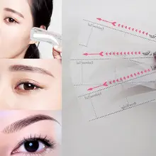 

10Pcs Eyebrow Stencils Precisely Position Attach Tightly Cost-saving One Step Eyebrow Template Kit Auxiliary Artifact for Girl