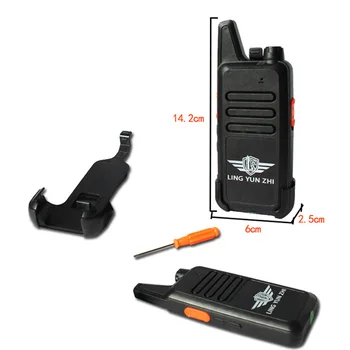 

2Pcs/Lot Children Walkie Talkie Tactical Combat Equipment Updated Version Interphone For Outdoor - Black