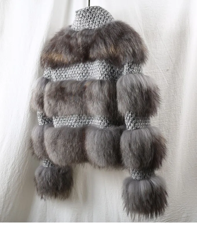 Теплая простая дизайнерская винтажная Женская куртка-бомбер, зимняя новая модная Корейская версия, уличный сверхразмерный шуба из натурального меха енота