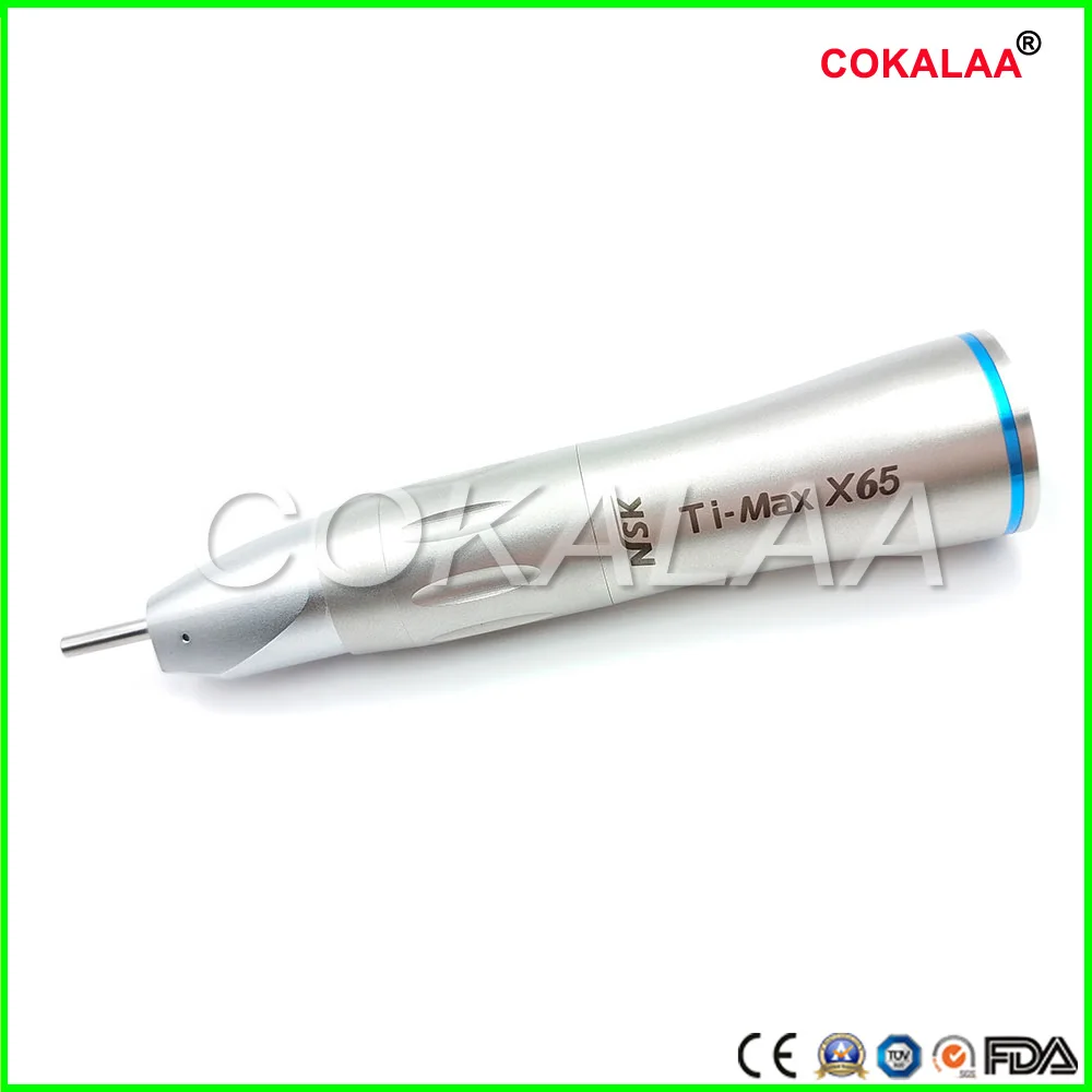 TI MAX X65 Внутренний Путь воды низкоскоростные наконечники для бормашины NSK Ti-MAX стоматологический контругловой наконечник для бормашины X25/X205/X65 набор - Цвет: TI MAX X65