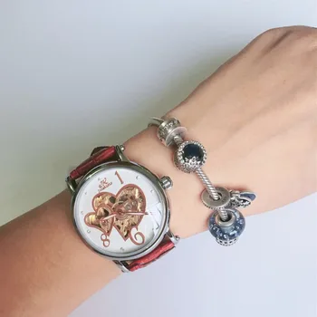 

new DRESS LADIES AUTOMATIC MECHANICAL WOMAN STAINLESS STEEL GOLD LEATHER STRAP WATCH RELOGIO FEMININO WOMEN'S WRIST WATCHES
