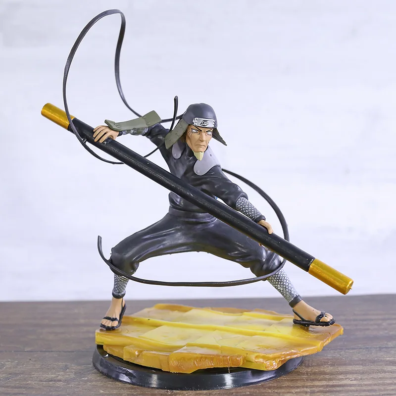 Наруто Shippuden Hokage Sarutobi Hiruzen статуя ПВХ фигурка модель игрушки Фигурки