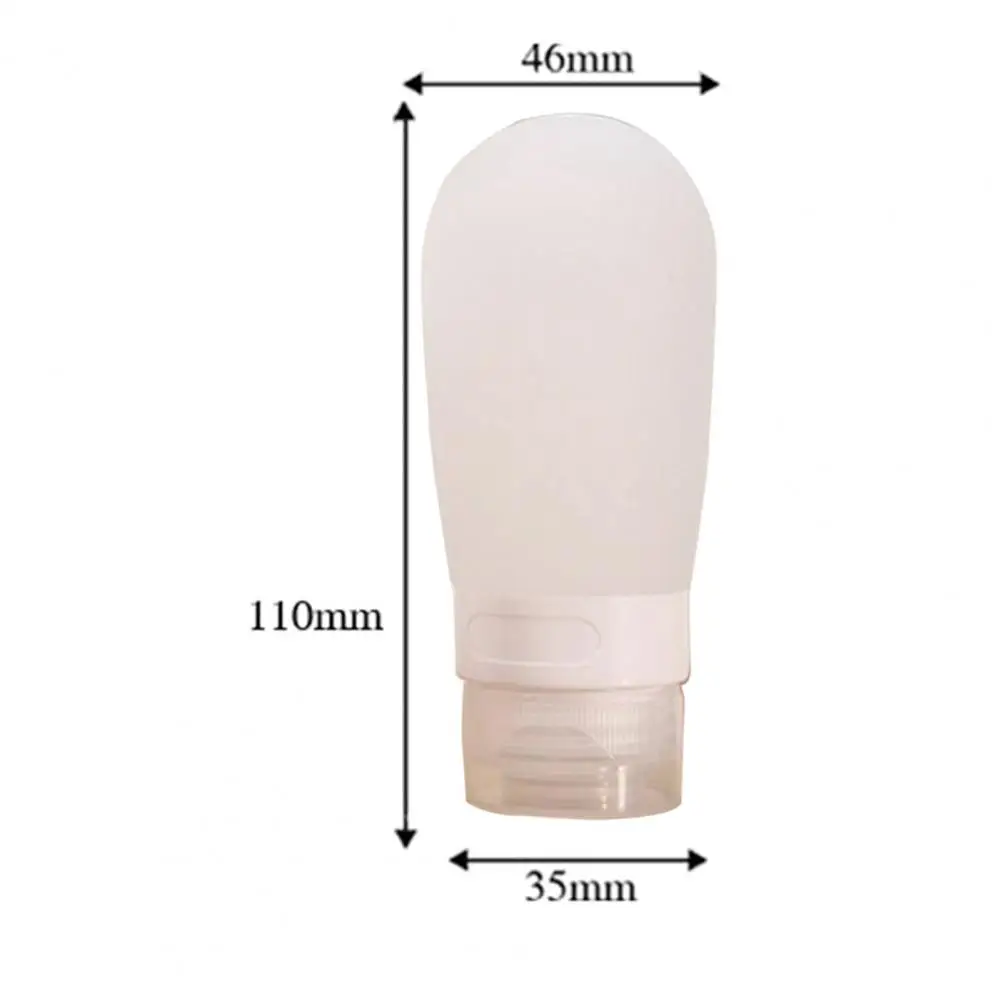 Portable Silicone Travel Bottle Lotion Shampoo Cosmetic Empty Mini Plastic Storage Container Refillable Bottles Accessories