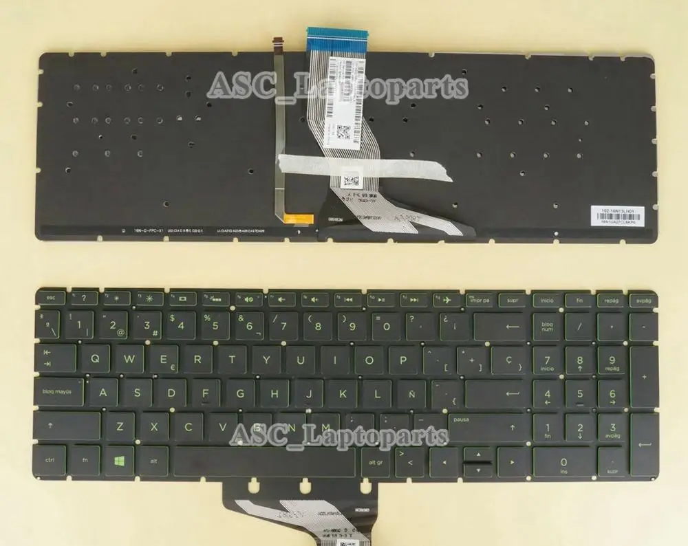 Tastiera Italiana Sostitutiva Per HP Pavilion Power 15-cb0xxnl - Layout QWERTY Italiano, Colore Nero