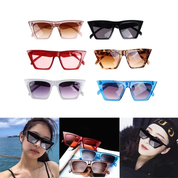 

Vintage Eyeglasses Women Cat Eye Luxury Brand Designer Sunglasses Retro Small Red ladies dropshipper Black Eyewear