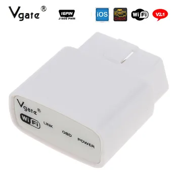 

Vgate ELM327 Interface iCar Wifi Scanner Code Reader Diagnostic Tool 327 ODB2 OBDII Protocol Support Android IOS